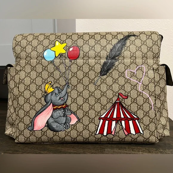 Custom painted luxury handbags - Gucci, Louis Vuitton - Picture 6 of 7